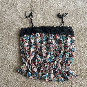 Floral intimates tank